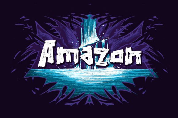 Amazon: A Handmade Font Family Rooted in Nature