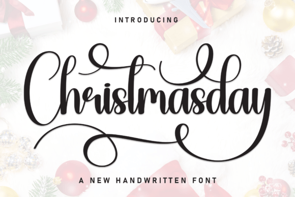 Christmasday: A Handwritten Font Full of Character