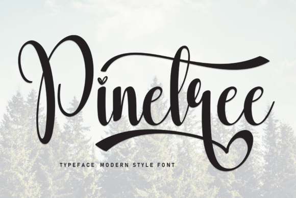 Pinetree: A Refined Handcrafted Font for Elegant Branding